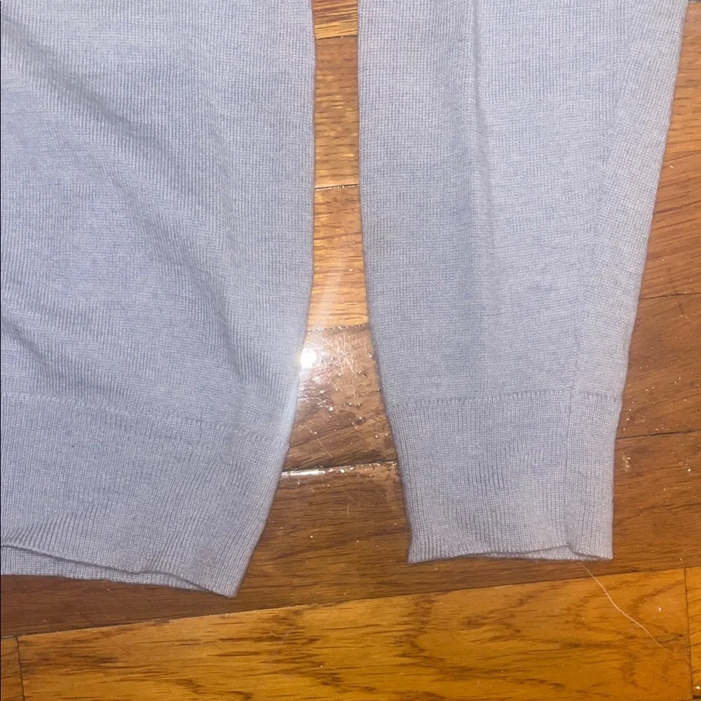🌴⭐️ Banana Republic Men's Soft Blue Merino Wool Crewneck Sweater - EUC